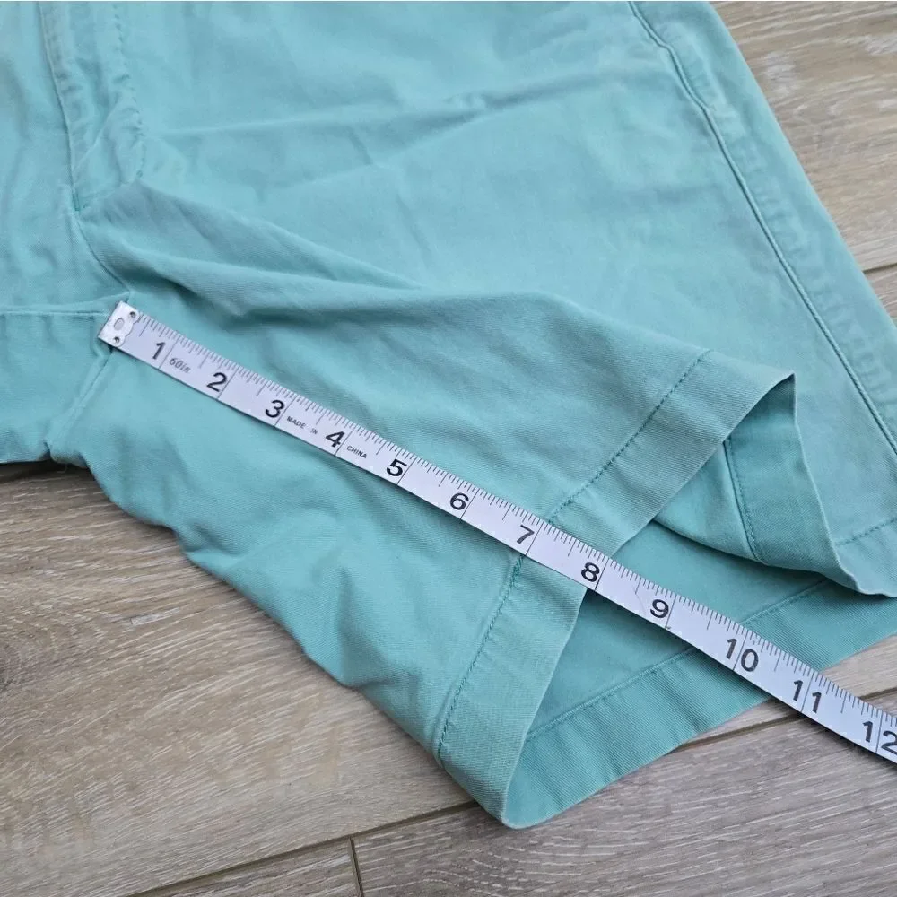 Peter Millar shorts aqua blue green size 36